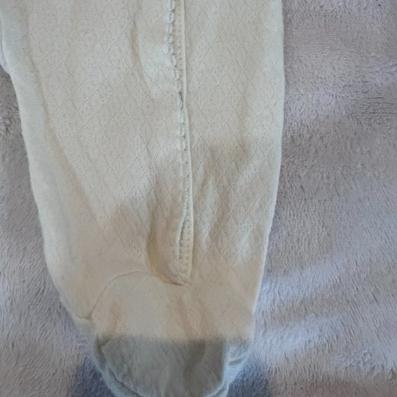 New Elegant Rene Rofe' Baby Footed Sleeper 3 - 6 Months - Picture 3 of 5